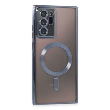 Samsung Galaxy Note 20 Ultra Kılıf Kross Magneticsafe Kapak - Sierra Blue