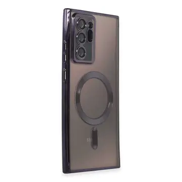 Samsung Galaxy Note 20 Ultra Kılıf Kross Magneticsafe Kapak - Mor