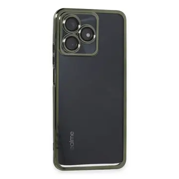 Realme C53 Kılıf Razer Lensli Silikon - Yeşil