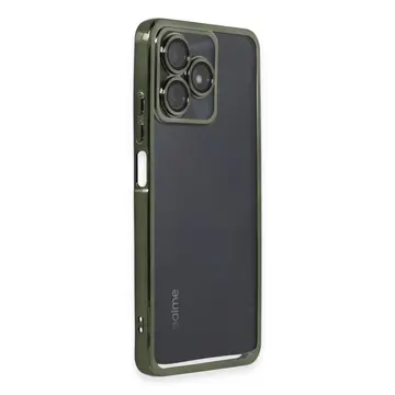 Realme C53 Kılıf Razer Lensli Silikon - Yeşil