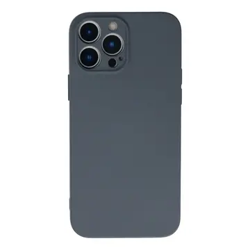İphone 13 Pro Kılıf Nano İçi Kadife Silikon - Gri