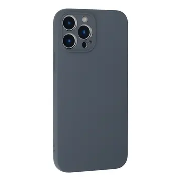 İphone 13 Pro Kılıf Nano İçi Kadife Silikon - Gri