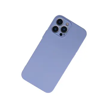 İphone 13 Pro Kılıf Nano İçi Kadife Silikon - Lila