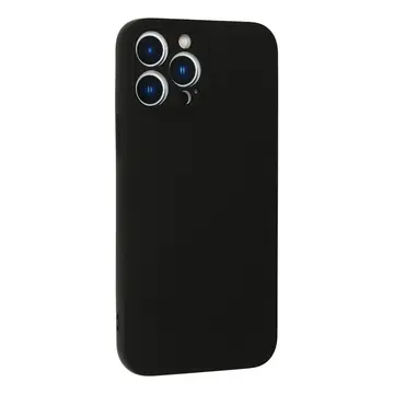 İphone 13 Pro Max Kılıf Nano İçi Kadife Silikon - Siyah
