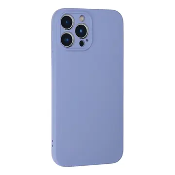 İphone 13 Pro Max Kılıf Nano İçi Kadife Silikon - Lila