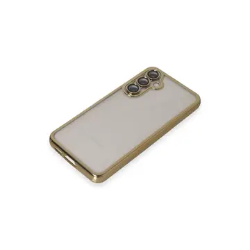 Samsung Galaxy S23 Fe Kılıf Razer Lensli Silikon - Gold