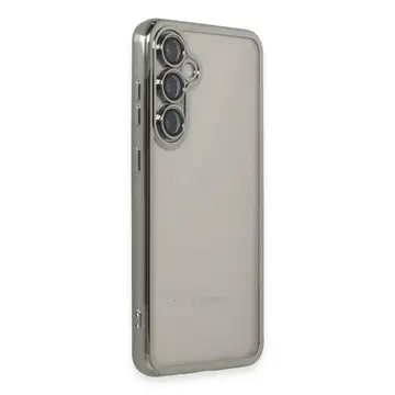 Samsung Galaxy S23 Fe Kılıf Razer Lensli Silikon - Gümüş