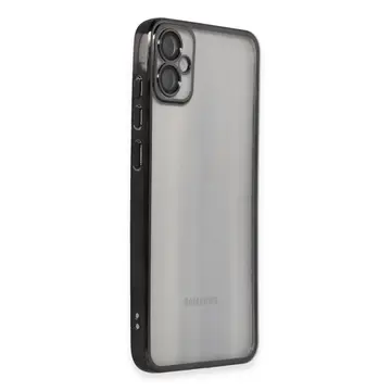 Samsung Galaxy A05 Kılıf Razer Lensli Silikon - Siyah