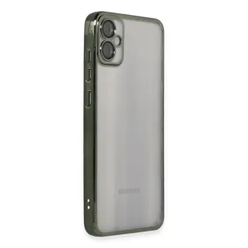 Samsung Galaxy A05 Kılıf Razer Lensli Silikon - Yeşil