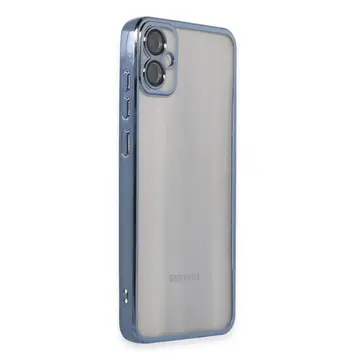 Samsung Galaxy A05 Kılıf Razer Lensli Silikon - Lacivert