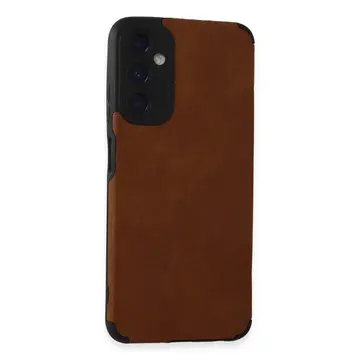 Samsung Galaxy A05s Kılıf Loop Deri Silikon - Kahverengi