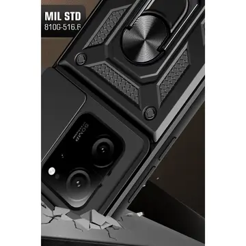 Xiaomi Mi 13t Pro Kılıf Pars Lens Yüzüklü Silikon - Yeşil