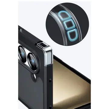 Samsung Galaxy Z Fold 5 Kılıf Blur Fold Kapak - Mat Siyah