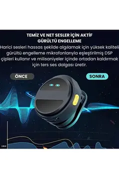 2 Adet Profesyonel Kablosuz Yaka Mikrofonu Typce Uyumlu Manyetik Klipsli