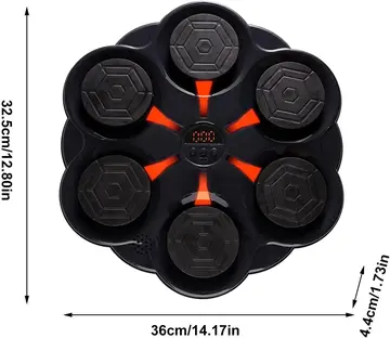 Duvar Boks Makinesi Müzikli Bluetooth Hoparlör Özellikli Led Işıklı Ritimli 9 Mod Seviye Ayarlı Box