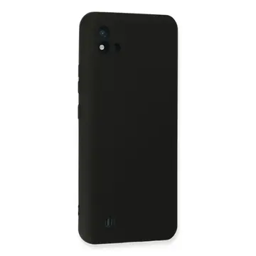 Realme C11 2021 Kılıf Nano İçi Kadife Silikon - Siyah