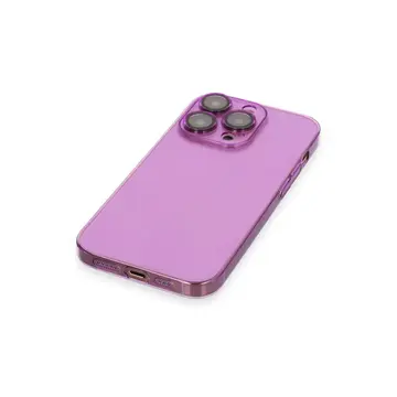İphone 13 Pro Kılıf Armada Lensli Kapak - Mor