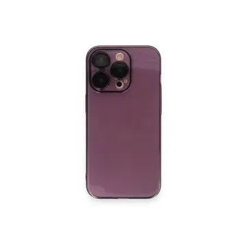 İphone 13 Pro Max Kılıf Armada Lensli Kapak - Derin Mor