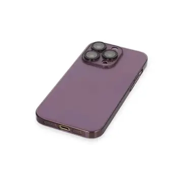 İphone 14 Pro Kılıf Armada Lensli Kapak - Derin Mor