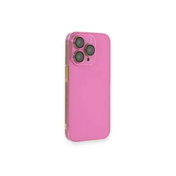 İphone 14 Pro Max Kılıf Armada Lensli Kapak - Pembe