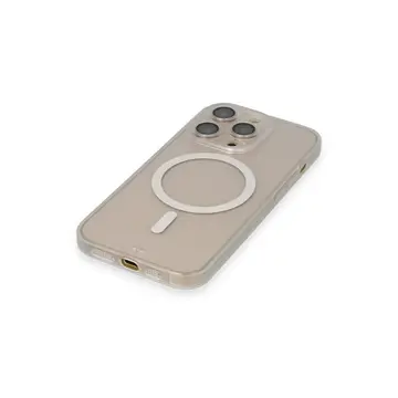 İphone 14 Pro Kılıf Grand Magneticsafe Kapak - Şeffaf