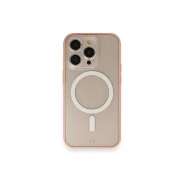 İphone 14 Pro Max Kılıf Grand Magneticsafe Kapak - Pembe