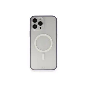 İphone 14 Pro Max Kılıf Grand Magneticsafe Kapak - Mor