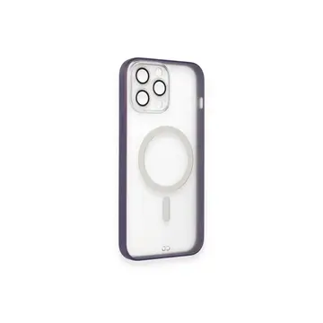 İphone 14 Pro Max Kılıf Grand Magneticsafe Kapak - Mor