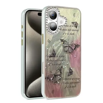 İphone 16 Kılıf Blade Aynalı Desenli Kapak - Desen 6