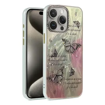 İphone 15 Pro Max Kılıf Blade Aynalı Desenli Kapak - Desen 6