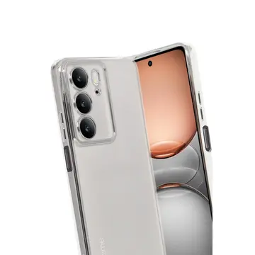 Realme C75 4g Kılıf Razer Lensli Silikon - Gümüş