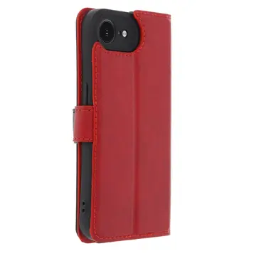 İphone 16e Kılıf Trend S Plus Kapaklı Kılıf - Kırmızı