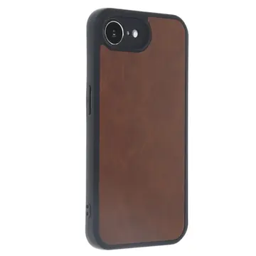 İphone 16e Kılıf Aras Deri Kapak - Taba