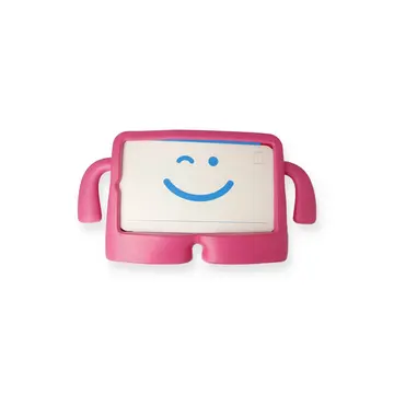 Samsung Galaxy T500 Tab A7 10.4 Kılıf Karakter Tablet Silikon - Pembe