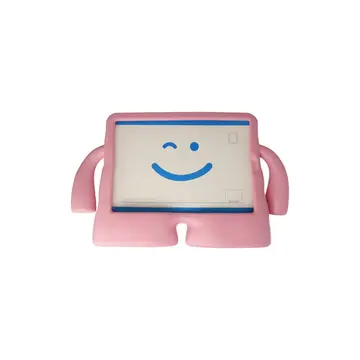 Samsung Galaxy T500 Tab A7 10.4 Kılıf Karakter Tablet Silikon - Açık Pembe