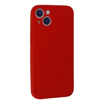 İphone 13 Mini Kılıf Nano İçi Kadife Silikon - Kırmızı