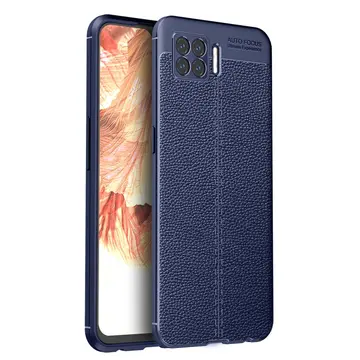 Oppo A73 Kılıf Auto Focus Kapak - Lacivert