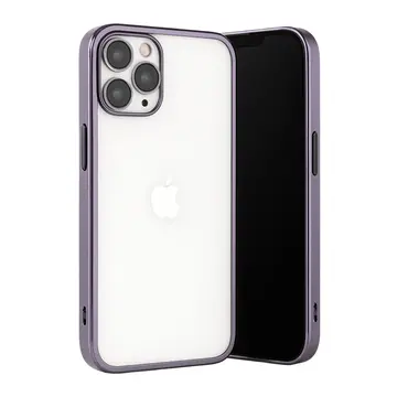 İphone 13 Pro Max Kılıf Razer Lensli Silikon - Mor