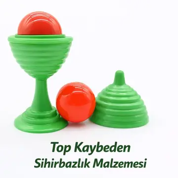 Mavi Renk Sihirli Kupa Top Kaybetme Oyunu 7 Cm