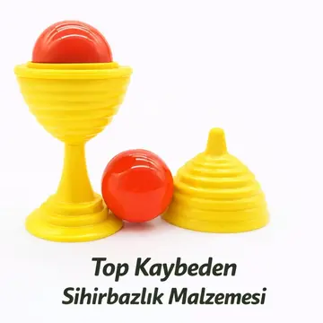 Mavi Renk Sihirli Kupa Top Kaybetme Oyunu 7 Cm