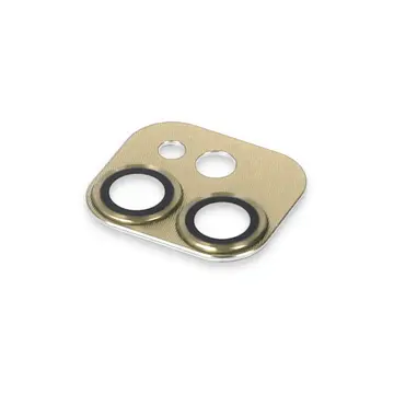 İphone 11 Pers Alüminyum Kamera Lens - Gold