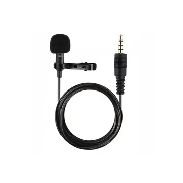 3.5mm Jak 1.5 Metre Double Mikrofon - Siyah
