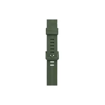 Watch 38mm Kr408 Çizgili Silikon Kordon - Koyu Yeşil