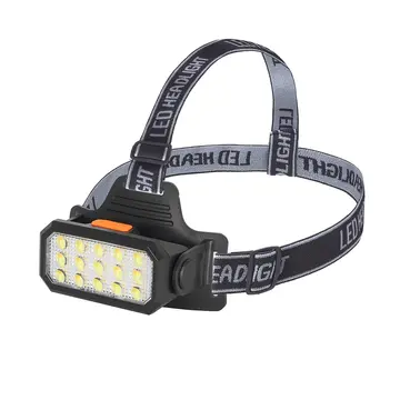 15 Ledli Sarı / Beyaz Şarjlı Kafa Lambası