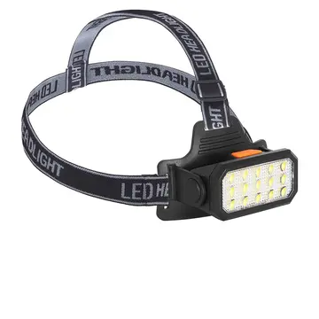15 Ledli Sarı / Beyaz Şarjlı Kafa Lambası