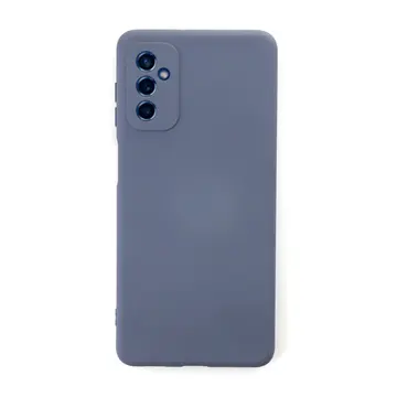 Samsung Galaxy M52 5g Kılıf Nano İçi Kadife Silikon - Gri