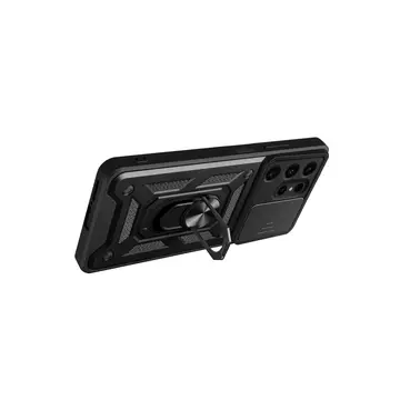 Samsung Galaxy S24 Ultra Kılıf Pars Lens Yüzüklü Silikon - Lacivert
