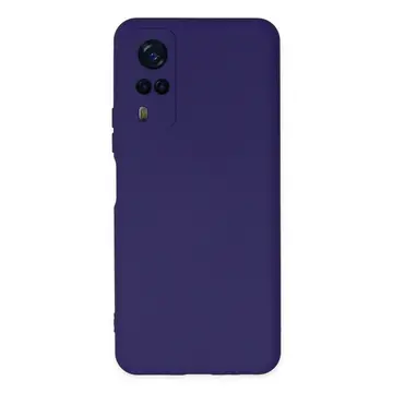 Vivo Y53s Kılıf Nano İçi Kadife Silikon - Mor