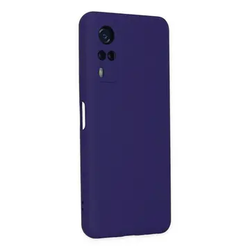 Vivo Y53s Kılıf Nano İçi Kadife Silikon - Mor