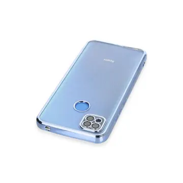 Xiaomi Redmi 9c Kılıf Razer Lensli Silikon - Açık Mavi